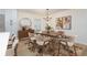 Elegant dining room featuring modern chandelier and stylish decor at 794 Casplan St, Atlanta, GA 30310