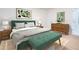 Serene main bedroom featuring a comfortable bed and stylish decor at 794 Casplan St, Atlanta, GA 30310