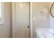 Bathroom featuring a white door and sink at 181 Bernice Dr, Lawrenceville, GA 30045