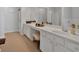 Well-lit bathroom featuring a spacious vanity area with a sink and vanity seating at 1929 Lake Heights Nw Cir # 2, Kennesaw, GA 30152