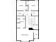 Second floor plan featuring multiple bedrooms, bathrooms and a walk in closet at 1929 Lake Heights Nw Cir # 2, Kennesaw, GA 30152
