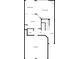 Main floor plan featuring a living room, dining area, kitchen, and garage at 1929 Lake Heights Nw Cir # 2, Kennesaw, GA 30152