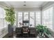 Bright office space with multiple windows and an executive desk at 6626 Sterling Dr, Sandy Springs, GA 30328