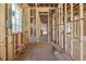 Hallway under construction displaying water lines and electrical at 225 Maison Court, Roswell, GA 30076