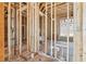 In-progress bathroom shows plumbing and electrical rough-in for a modern, custom-designed space at 225 Maison Court, Roswell, GA 30076