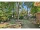 Spacious backyard with lush greenery, ideal for recreation at 4535 Forest Green Dr, Sugar Hill, GA 30518
