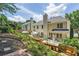 Spacious backyard with a lush garden and patio, perfect for outdoor relaxation and entertaining at 2835 Olde Town Park Dr, Norcross, GA 30071