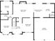 Main floorplan with living room, dining room, kitchen, garage, and more at 2835 Olde Town Park Dr, Norcross, GA 30071