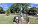 The centerpiece of the Eastern Continental Divide sculpture in Norcross, GA at 2835 Olde Town Park Dr, Norcross, GA 30071