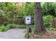 Electric vehicle charging station located on the property, surrounded by lush landscaping at 966 Blue Ridge Ne Ave, Atlanta, GA 30306