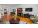Living room with stylish fireplace, TV, and seating area at 966 Blue Ridge Ne Ave, Atlanta, GA 30306