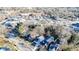 Aerial view showcases the home, driveway, and neighborhood streets at 1456 S Gordon Sw St, Atlanta, GA 30310