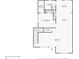 First floorplan of the home showing primary bedroom, primary bathroom, kitchen, laundry, living and dining room at 1456 S Gordon Sw St, Atlanta, GA 30310