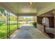 View of the carport, showcasing brick columns and a view of the front yard and driveway at 2877 Kensington Way, Rex, GA 30273