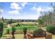 Backyard view overlooking a golf course at 1004 Windermere Xing, Cumming, GA 30041