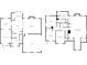 Detailed floor plan showcasing the layout of the home's first and second floors at 501 Fable Ln, Canton, GA 30114