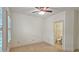 Bedroom with neutral carpet, ceiling fan, and en suite bathroom at 625 Aunt Lucy Ln # 45, Smyrna, GA 30082