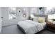 Bright bedroom featuring neutral decor, carpeted floors, and dual windows for natural light at 1005 Sims Nw Ave, Atlanta, GA 30318