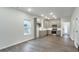 View of modern kitchen featuring stainless steel appliances and a functional layout at 1005 Sims Nw Ave, Atlanta, GA 30318