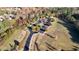 Aerial image showcasing a well-maintained parking lot surrounded by lush greenery at 2875 Caney Parc Way, Cumming, GA 30041