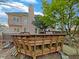 Wood backyard deck with views of trees and greenery, perfect for outdoor relaxation and entertaining at 2123 Tigger Ne Trce, Marietta, GA 30066