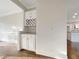 Dining area with built in hutch and hardwood floors at 2123 Tigger Ne Trce, Marietta, GA 30066