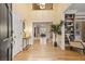 Inviting foyer with gleaming hardwood floors and a view to the open floor plan at 788 Old Paper Mill Dr, Marietta, GA 30067