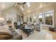 Open living space showcasing hardwood floors, fireplace, and lots of natural light at 788 Old Paper Mill Dr, Marietta, GA 30067