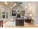 Comfortable living room with natural light, a fireplace, and open floorplan at 788 Old Paper Mill Dr, Marietta, GA 30067