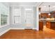 Bright breakfast nook with view to kitchen, perfect for morning coffee at 3317 Regent Sw Pl, Atlanta, GA 30311
