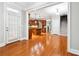 Open layout from living room to kitchen with bright natural light at 3317 Regent Sw Pl, Atlanta, GA 30311