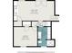 Floor plan featuring a Gathering room, hall, bedroom, and bath layout with dimensions at 403 Red Oak Ln, Lawrenceville, GA 30046
