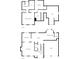 Detailed floor plan showcasing the layout of the first and second floors, including bedrooms, kitchen, and living areas at 705 Brentwood Pkwy, Stockbridge, GA 30281