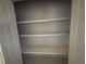 Empty closet with shelves at 1315 Old Coach Sw Rd, Marietta, GA 30008