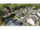 An aerial view reveals the home's prime location in a desirable neighborhood at 1720 Barclay Close Nw, Atlanta, GA 30318