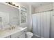 Bathroom featuring subway tile, neutral color palette, and modern fixtures at 1720 Barclay Close Nw, Atlanta, GA 30318