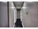 Hallway features a dark hardwood floor with gray paint at 3340 Brenda Ln, Lithia Springs, GA 30122
