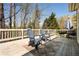 Comfortable back deck featuring outdoor seating perfect for relaxing and enjoying the natural surroundings at 3897 Beacon St, Marietta, GA 30062