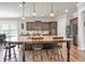 Gourmet kitchen with granite countertops and an expansive central island at 359 Woodridge Pass, Canton, GA 30114