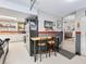Finished garage with a home bar, storage and access to the main part of the home at 3965 Hamilton View Way, Dacula, GA 30019