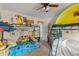 Fun bedroom featuring bunk beds and a ceiling fan at 5269 Blue Grass Ln, Sugar Hill, GA 30518