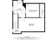 First floor plan including a bedroom, room, and an electrical room at 5269 Blue Grass Ln, Sugar Hill, GA 30518