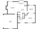 First floor plan showing the layout of the kitchen, Gathering room, and dining room at 5615 Crystal Hl, Stone Mountain, GA 30088