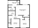 Second floor plan showcasing the primary bedroom, bathrooms and other bedrooms at 5615 Crystal Hl, Stone Mountain, GA 30088