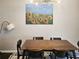 Bright dining area featuring a modern chandelier and stylish decor at 801 Old Peachtree Nw Rd # 15, Lawrenceville, GA 30043