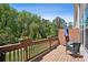 Inviting deck with flower boxes and view of lush trees at 2048 Violet Lane, Brookhaven, GA 30319