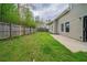 This property has a green backyard with a wooden fence at 2899 Duncan Pl, Decatur, GA 30034
