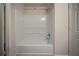 Bathroom showcasing a clean, white bathtub and shower combo with essential fixtures at 2899 Duncan Pl, Decatur, GA 30034