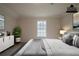 This primary bedroom has a large window and neutral walls at 2899 Duncan Pl, Decatur, GA 30034