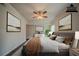 Comfortable bedroom with neutral decor, stylish furnishings, and bright accents at 2899 Duncan Pl, Decatur, GA 30034
